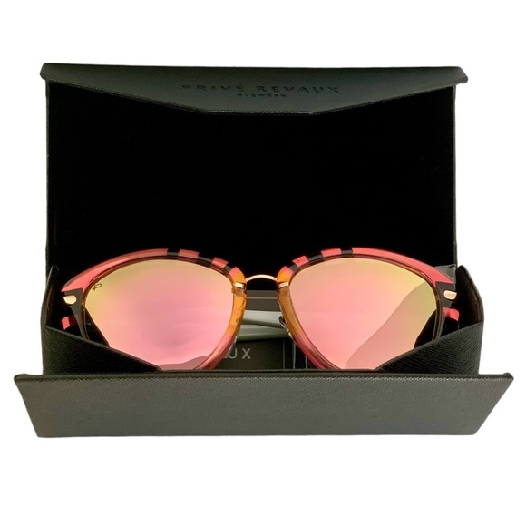 NEW Prive Revaux The Monet Polarized Pink Mirrored Sunglasses - Picture 5 of 15